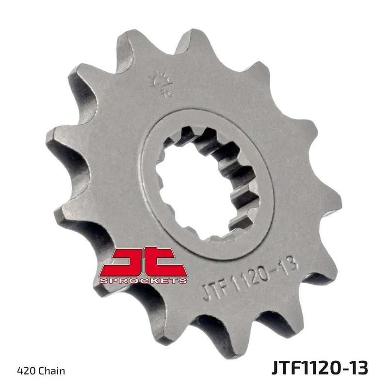 JT SPROCKETS - FRONT STEEL 13T, 420 - Sprockets - Staal Snelle Levering