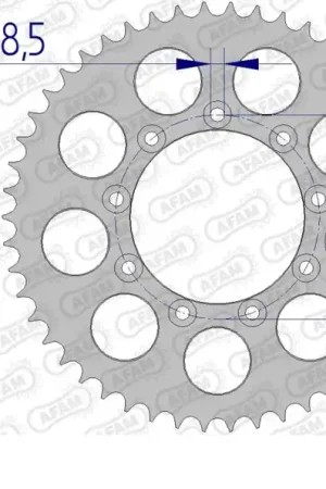 AFAM - REAR ALU 50T, 520 - Sprockets - Lichtgewicht en duurzaam Topkwaliteit