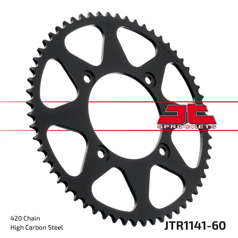 JT SPROCKETS - REAR STEEL 60T, 420 - Sprockets - Duurzaam en Betrouwbaar Topkwaliteit