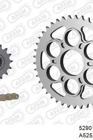 Nu Kopen AFAM - 525XHR3 106 MRS - Chain Kits - GOLD & SPROCKETS