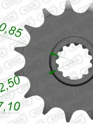 Budget AFAM - FRONT 14T, 520 - Sprockets - 14T
