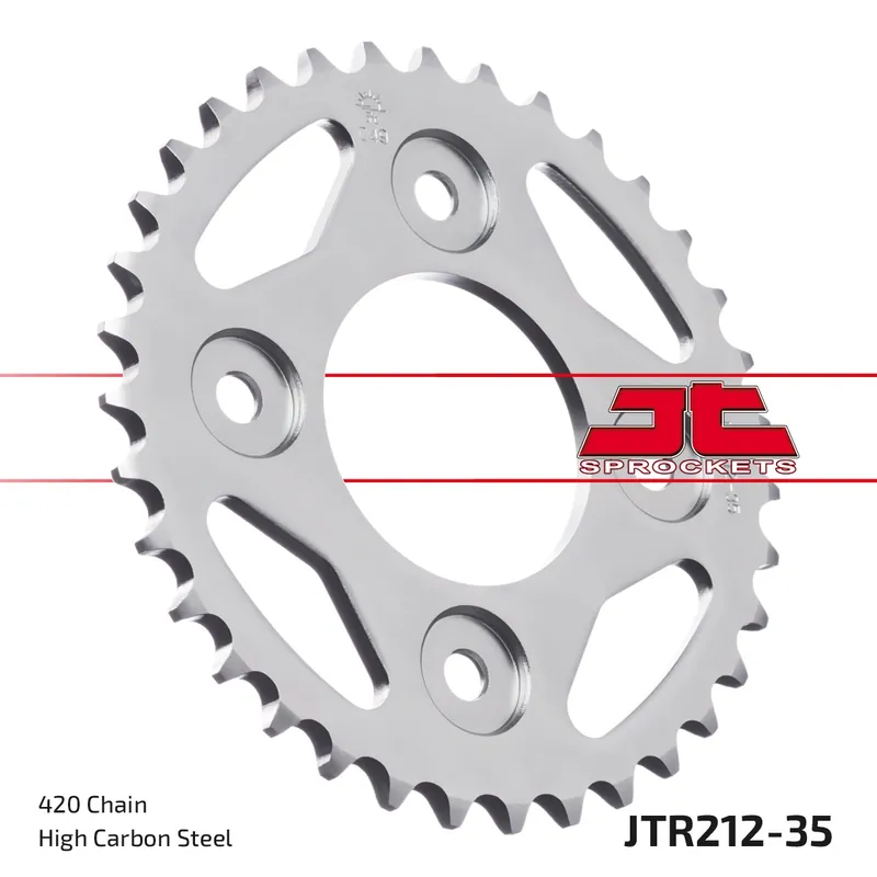Gereduceerde Prijs JT SPROCKETS - REAR STEEL 35T, 420 - Sprockets - Hoogwaardige staalconstructie