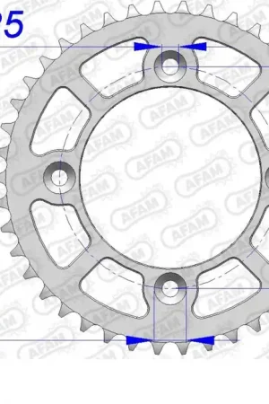 AFAM - REAR ALU 42T, 415 - Sprockets - Aluminium 42T Koopje
