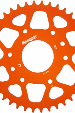 SUPERSPROX - REAR ALU 42T, ORANGE, 520 - Sprockets - Lichtgewicht en Duurzaam Topkwaliteit