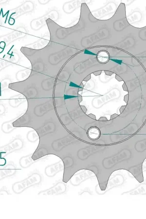 Shop Nu AFAM - FRONT 15T, 520 - Sprockets - Compatibel met Husqvarna en KTM