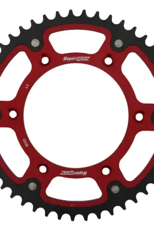 SUPERSPROX - REAR STEALTH 49T - Sprockets - Rood Superprijs