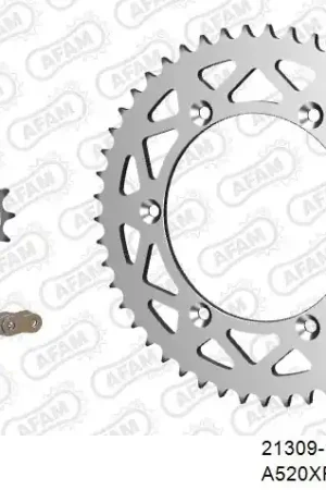 Actieprijs AFAM - 520XRR3 114 ARS (CLIP) GOLD & SPROCKETS - ALU