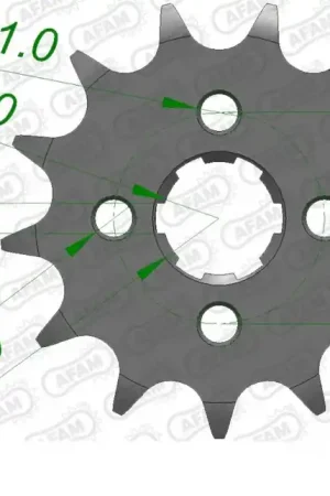 AFAM - FRONT 13T, 428 - Sprockets - 13T Gratis Verzending