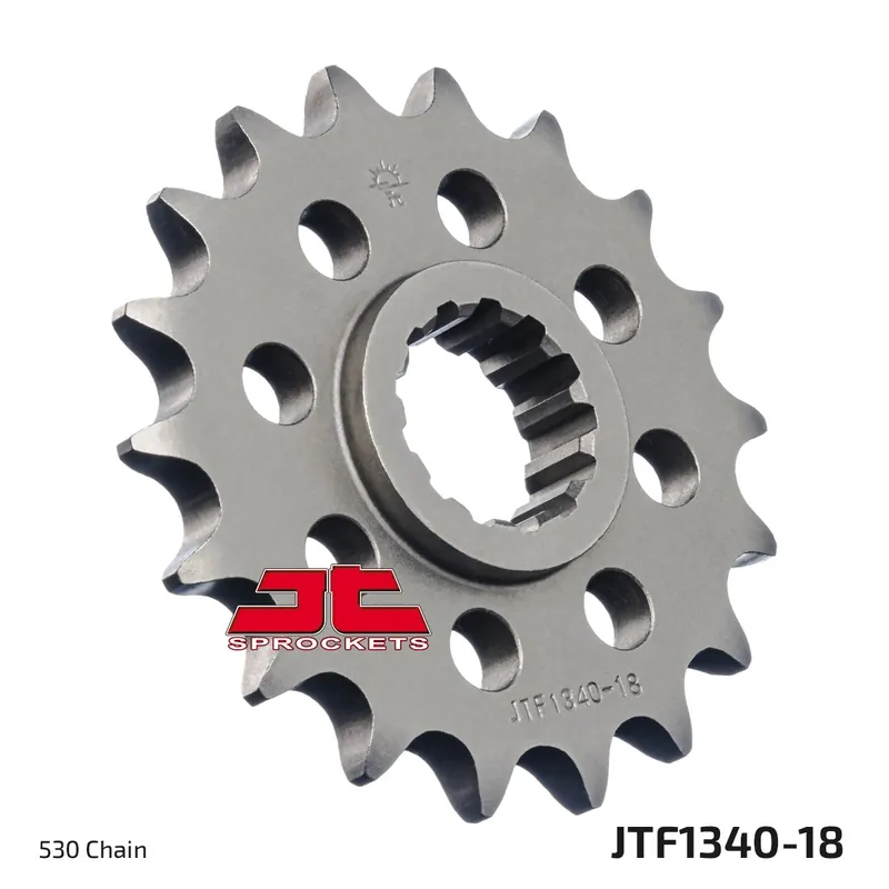 Handgemaakt JT SPROCKETS - FRONT STEEL 18T, 530 - Sprockets - Compatibel met Honda