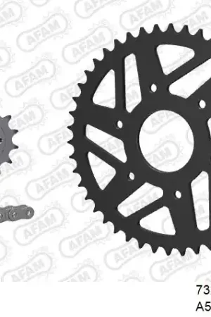AFAM - 520XLR2 118 ARS (CLIP) & SPROCKETS - Chain Kits - STEEL Nieuw