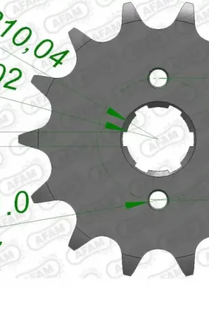 Trendy AFAM - FRONT 12T, 520 - Sprockets - Geschikt voor Honda MTX 125 en 200