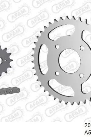 AFAM - 520XLR2 106 ARS (CLIP) & SPROCKETS - Chain Kits - STEEL Korting