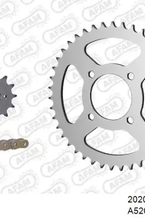 AFAM - 520MR2 104 ARS (CLIP) GOLD & SPROCKETS - Chain Kits - STEEL Gratis Verzending