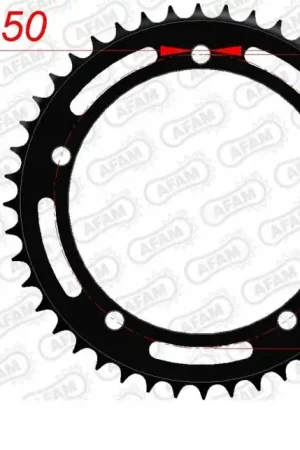 Laatste Kans AFAM - REAR STEEL 44T, 525 - Sprockets - Geschikt voor Kawasaki Ninja
