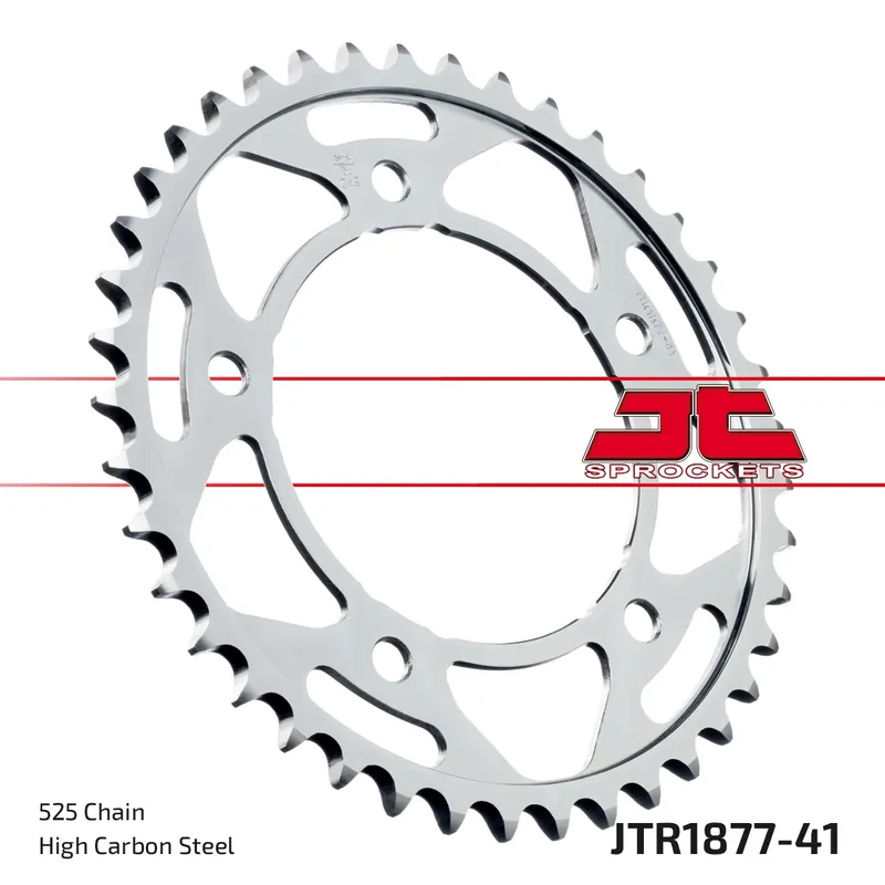 JT SPROCKETS - REAR STEEL 41T, 525 - Sprockets - Compatibel met Yamaha Gratis Verzending