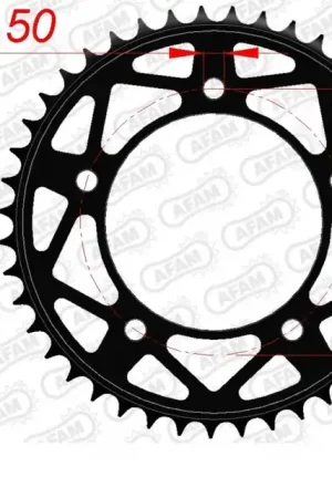 Beperkte Voorraad AFAM - REAR STEEL 43T, 525 - Sprockets - Geschikt voor Yamaha