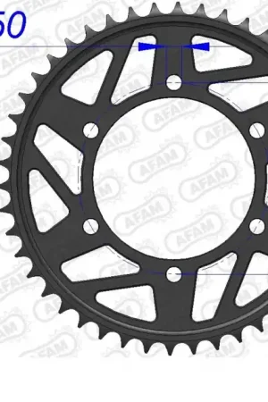 Handgemaakt AFAM - REAR ALU 47T, 520 - Sprockets - Kwalitatief en Betrouwbaar