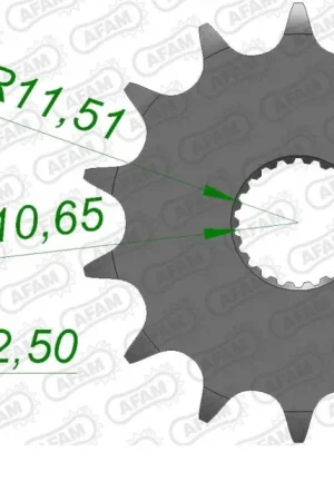 AFAM - FRONT 14T, 520 - Sprockets - Compatibel met Yamaha Raptor Premium