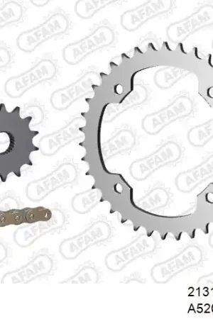 AFAM - 520XRR3 92 ARS (CLIP) GOLD & SPROCKETS - STEEL Ambachtelijk