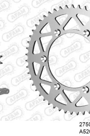 Hoge Kwaliteit AFAM - 520XRR3 114 ARS (CLIP) GOLD & SPROCKETS - Chain Kits - ALU