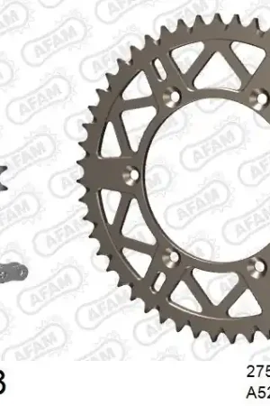 AFAM - 520XRR3 114 ARS (CLIP) GOLD & SPROCKETS - Chain Kits - ALU Gecertificeerd