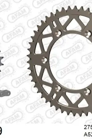 AFAM - 520XRR3 114 ARS (CLIP) GOLD & SPROCKETS - Chain Kits - ALU Exclusieve Aanbieding