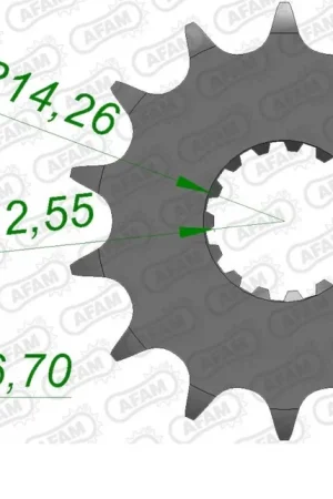 AFAM - FRONT 15T, 520 - Sprockets - Geschikt voor Yamaha Speciale Aanbieding