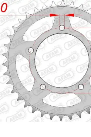 Wereldwijde Verzending AFAM - REAR STEEL 38T, 530 - Sprockets - Duurzaam staal