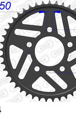 AFAM - REAR ALU 44T, 520 - Sprockets - Compatibel met BMW HP4 1000 Nu Kopen