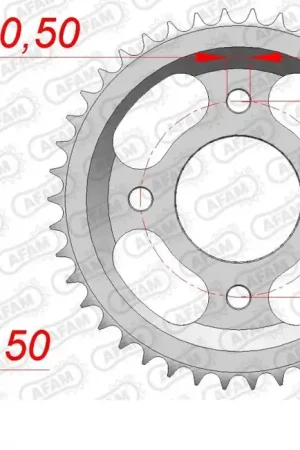 AFAM - REAR STEEL 42T, 428 - Sprockets - Staalconstructie Bestseller