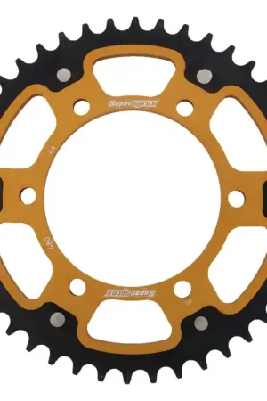 SUPERSPROX - REAR STEALTH 44T, GOLD, 525 - Sprockets - Hoge kwaliteit Bestseller