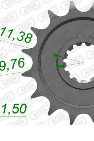 AFAM - FRONT 16T, 428 - Sprockets - Compatibel met Suzuki Superprijs
