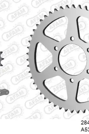 Groothandel AFAM - 530XMR3 110 MRS (RIVET) & SPROCKETS - Chain Kits - STEEL