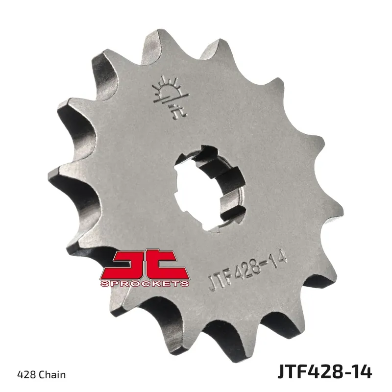 Goedkoop JT SPROCKETS - FRONT STEEL 14T, 428 - Sprockets - Duurzaam en Betrouwbaar