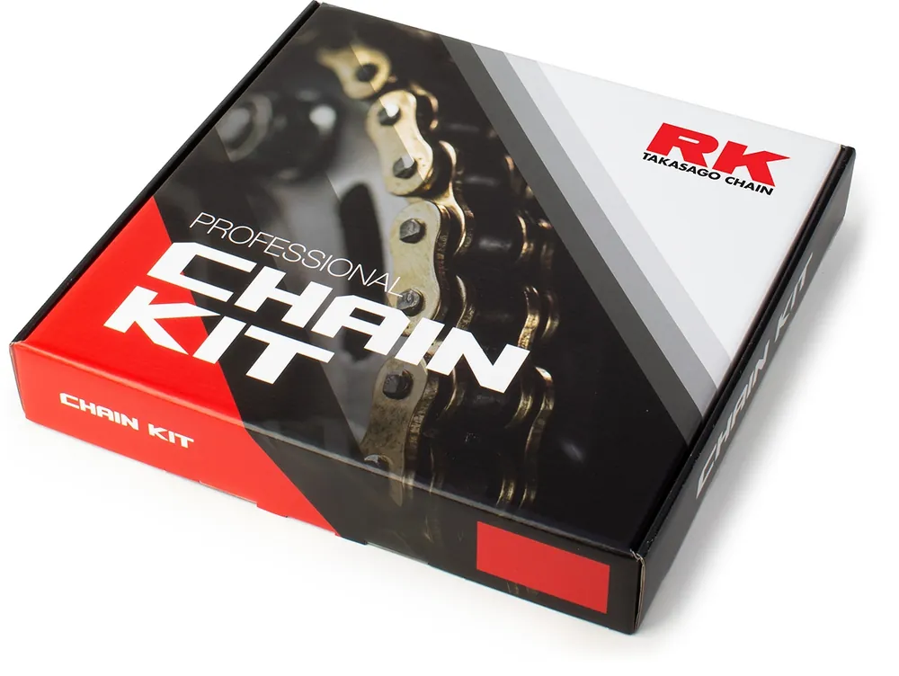 Weekendaanbieding RK - 420MS, 132 CL CLIP & SPROCKETS - Chain Kits - Compatibel met Aprilia Rx 50 Series
