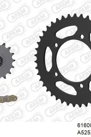 Betrouwbaar AFAM - 525XHR3 108 MRS (RIVET) - Chain Kits - STEEL