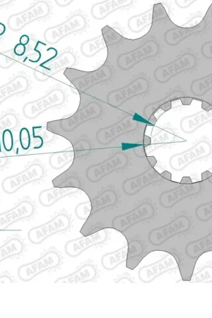 Bulkbestelling AFAM - FRONT 14T, 420 - Sprockets - 14T, 420