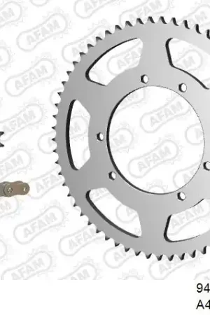 Finale Uitverkoop AFAM - 428R1 134 AR (CLIP) GOLD & SPROCKETS - Chain Kits - STEEL