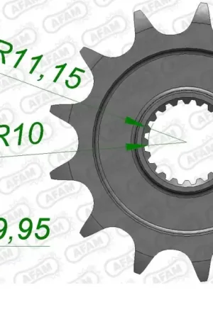 AFAM - FRONT 13T, 520 - Sprockets - Hoge kwaliteit en precisie Goedkoop