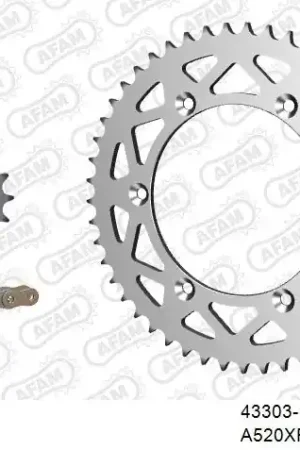 Topkwaliteit AFAM - 520XRR3 112 ARS (CLIP) GOLD & SPROCKETS - ALU