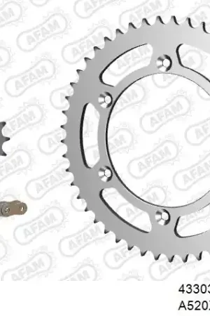 AFAM - 520XRR3 114 ARS (CLIP) GOLD & SPROCKETS - STEEL Koop Vandaag