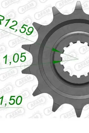 Meest Verkocht AFAM - FRONT 14T, 520 - Sprockets - 14T