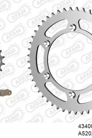 AFAM - 520XRR3 112 ARS (CLIP) GOLD & SPROCKETS - STEEL Beperkt Aanbod