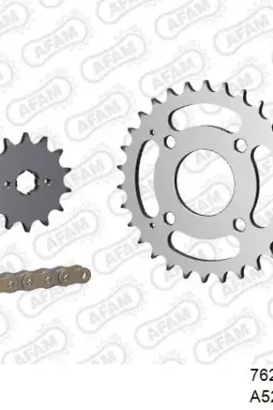 Fabrieksprijs AFAM - 520MR2 78 ARS (CLIP) GOLD & SPROCKETS - STEEL