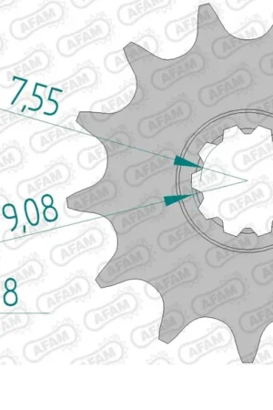 Garantie Inbegrepen AFAM - FRONT 14T, 415 - Sprockets - 14T