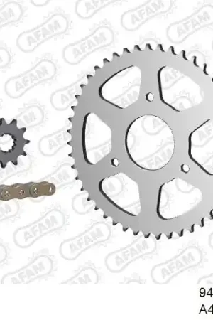 AFAM - 420R1 126 AR - Chain Kits - Gold & Sprockets Populair