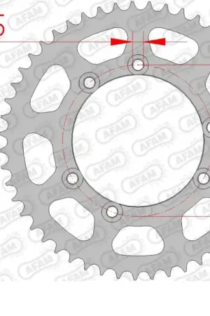 Groothandel AFAM - REAR STEEL 50T, 420 - Sprockets - Staal