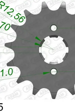 Origineel AFAM - FRONT 15T, 520 - Sprockets - 15T