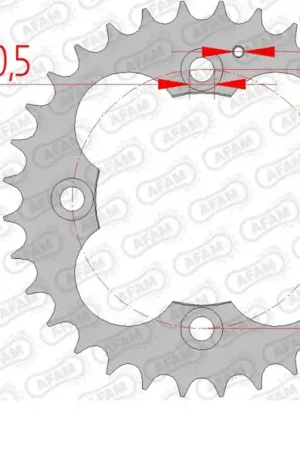 AFAM - REAR STEEL 32T - Sprockets - 520 Lage Prijs