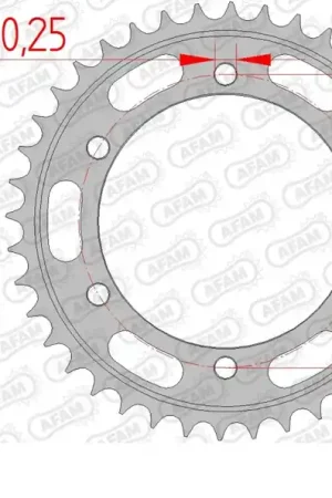 Lage Prijs AFAM - REAR STEEL 40T, 525 - Sprockets - Duurzaam en Betrouwbaar